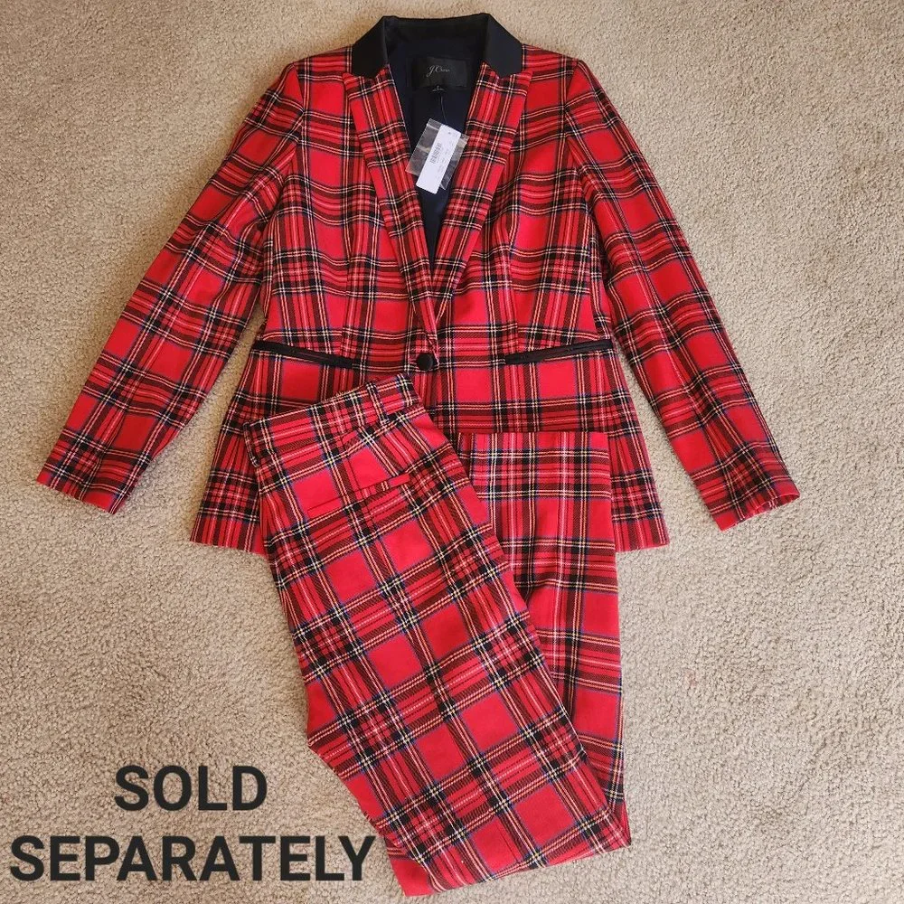 NEW Tartan Plaid Pants-- Cameron cut